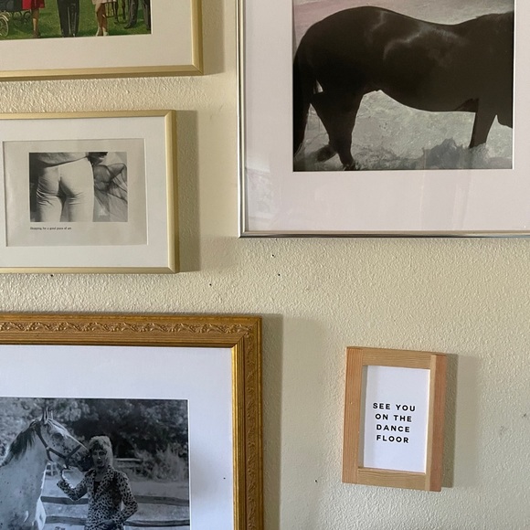 See you on the dance floor art wall gallery wood frame 4x6” no glass - Picture 9 of 11